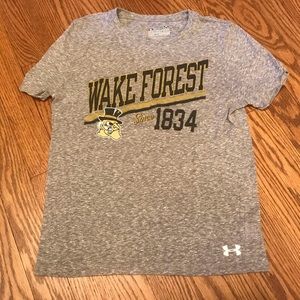Under Armour Wake Forest Gray T Shirt